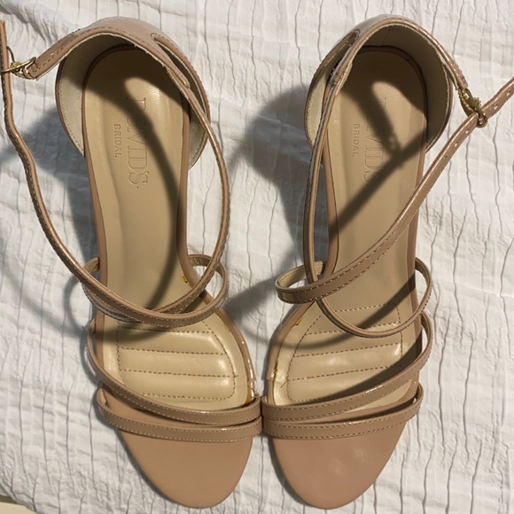 david’s bridal strappy sandal - Picture 1 of 5
